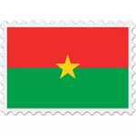 Burkina Fasos flagga bild