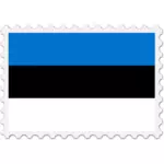Estland flagga stämpel
