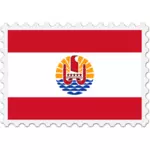 Französisch-Polynesien Fahne Stempel