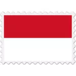 इंडोनेशिया झंडा स्टाम्प