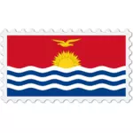 키리바시 국기 스탬프