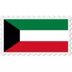 Timbre de drapeau de Koweït