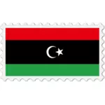 Libië vlag stempel