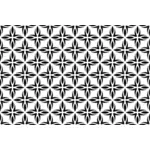 Ster patroon in zwart-wit