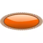 Forma ovala cu net stil frontieră vector imagine buton