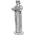 古代女士雕像