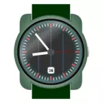 Analoge Armbanduhr Vektor-ClipArt