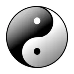 Yin-Yang vectorillustratie