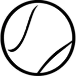 Vektor-ClipArts von Tennisball