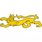 Yellow long lion
