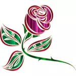 Rose decorativ lucios