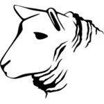 Sheep line art