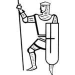Stiliserade knight