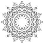 Flourish decorative line art