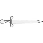 Einfache mittelalterliche Schwert
