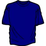 Ohraničené modré tričko