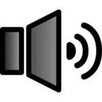 Vektor-Symbol für sound-Lautsprecher