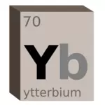 Ytterbium chemisches Symbol
