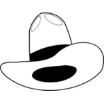 Kovboy şapkası çizim vektör görüntü