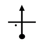 Sol arazi işareti TSD vektör işareti