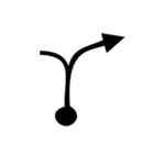 Yol kavşağı düzen TSD vektör işareti