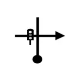 Sinyal almak doğru yol TSD vektör işaret