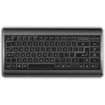 Zwart-wit toetsenbord met schaduw vector afbeelding