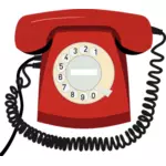 Starý styl telefonu Vektor Klipart