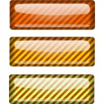 Trois rectangles colorés dépouillés vector illustration