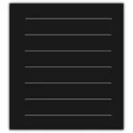Monochrome Text-Datei-Symbol-Vektor-Grafiken