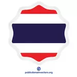 Флаг наклейка Таиланд 2