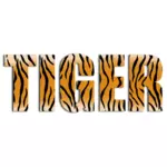Tiger Typography
