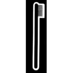 גרפיקה וקטורית של סמל חד-מברשת שיניים