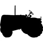 Черный трактор изображение