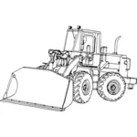 Tractor loader icon