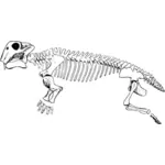 Gráficos de vetor de Lystrosaurus de período Triássico