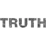 Truth with knowledge lettering.