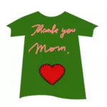 धन्यवाद माँ को टी शर्ट