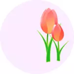 Vector bildet av en tulipaner