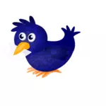Bilde av twitter fugl bærer et brev i nebbet