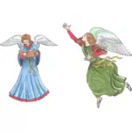 Zwei weibliche Engel