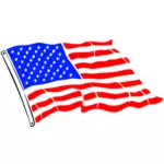Yhdysvaltain lipun vektorikuva