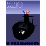 USA polityki pokoju plakat grafika wektorowa