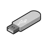 Dessin de vectoriel disque 2 de pouce USB