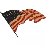 US-Flagge Vektor Zeichnung