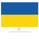 ウクライナのベクトル フラグ