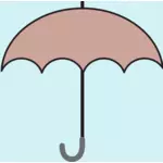Brown umbrella