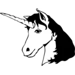Unicorn's head silhouette