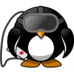 仮想現実のペンギン