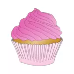Pink cupcake